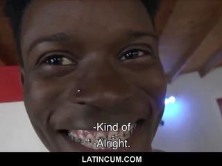 Young Black Amateur Straight youth With Braces