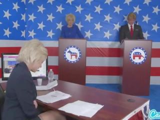 Donald trump and hillary clinton sikiş bernie sanders and megan kelly in presi <span class=duration>- 25 min</span>