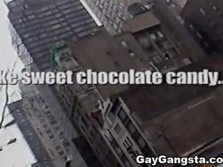 Gay gangster fare un gola profonda pompino e marvellous sega